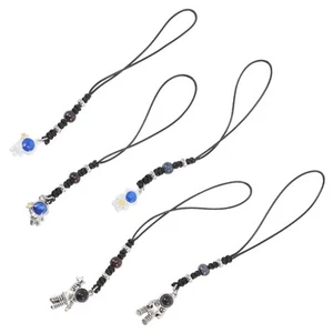5 Pcs Astronaute Porte-clés Téléphone Cordon Unique Suspendu Corde Décor - Photo 1/10