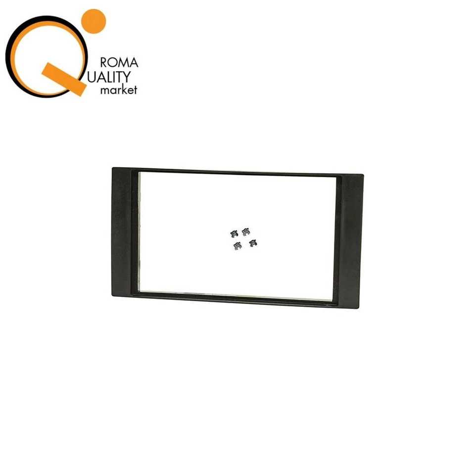 Mascherina Autoradio Fit FORD TRANSIT 07-13 adattatore misura 2ISO Nero - Immagine 1 di 1