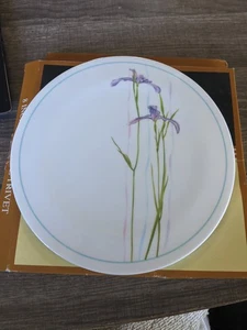 CORELLE COORDINATES RARE SHADOW IRIS 8 INCH FOOTED TRIVET NEW FREE USA SHIPPING - Picture 1 of 5