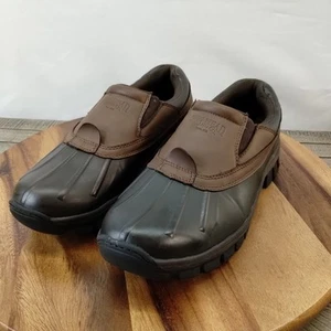Red Head Brand Co Duck Shoes Men’s 10 Cruiser Brown Faux Leather Slip-On 2822576 - Picture 1 of 12