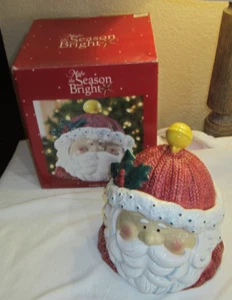 Make The Season Bright SANTA CLAUS KEKSDOSE im Originalkarton Fröhlich Groß - Bild 1 von 24