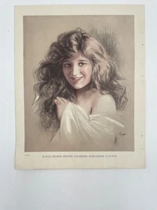 Judges Motion Picture Favorites Marguerite Clayton Vintage Print By Flohri 1910s - Picture 1 of 6