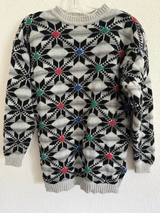 Lizwear Liz Claiborne Pullover Vintage Snowflake Strick Grandmacore Ugly Christmas - Bild 1 von 7
