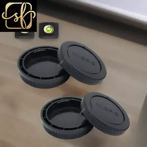 Body Cap & Rear Lens Cap Cover for Olympus E-M10 Mark IV III II E-M1 E-M5, Panas - Picture 1 of 2