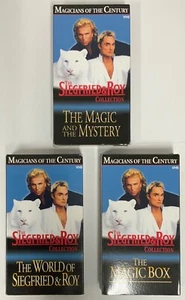 The Siegfried & Roy Collection 3 VHS Set The Magicians of the Century Magic Box - Picture 1 of 8