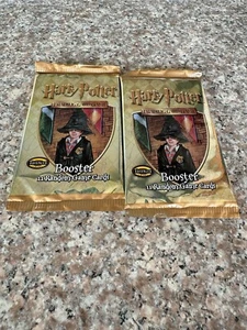 Harry Potter Trading Card Game  Booster Pack Vintage Still Sealed  Lot 2 - Picture 1 of 2