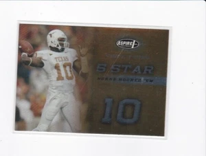 VINCE YOUNG 2006 ASPIRE-HORNS HOOKED 'EM 5-STAR INSERT ROOKIE CARD-SHIPS FREE - Picture 1 of 24