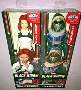 MARVEL BLACK WIDOW TITAN HERO SERIES TASKMASTER & BLACK WIDOW **NEW** - Picture 1 of 12