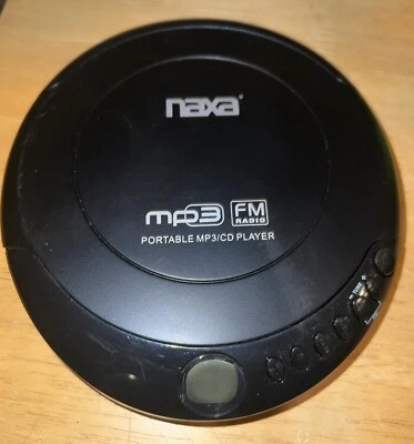 Naxa Portable MP3 CD Player Antiskip FM Radio Black VGC Read Dc! - Image 1 of 4