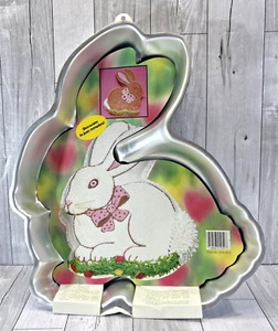 Vintage Wilton Cottontail Hase Kaninchen 1986 große Kuchenform Form 2105-2015 - Bild 1 von 5