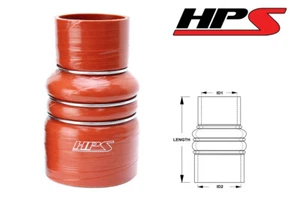 HPS 3" - 3.5" 76mm - 89mm 4-Ply Silicone Charge Air Cooler CAC Reducer Manguera WOW - Imagen 1 de 1