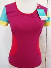 Stephen Burrows Womens Sz XS Multicolored Fun Top 20th Anniversary Collection