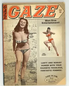 Gaze 1965 Ann Granaham Rosa Dolmar Bill Ward GGA Pinup Magazine Humorama M32154 - Picture 1 of 2