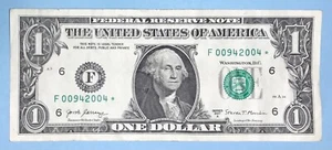 September 4, 2004 Birthday Note $1 One Dollar Bill F 00942004 * (__9 - 4 - 2004) - Picture 1 of 2