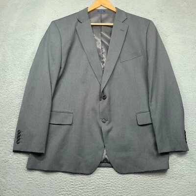 Stafford Classic Fit Travel Stretch Men's 48R (49) Blazer Sport Coat Gray - Image 1 of 4
