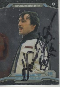GARRICK HAGON SIGNED 2014 TOPPS CHROME "STAR WARS" 16E - BIGGS DARKLIGHTER - Picture 1 of 1