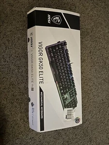 MSI VIGOR GK50 ELITE TKL Mechanical Gaming Keyboard - Black - Picture 1 of 2