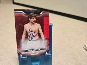 2020 Topps Knockout UFC Red /8 Auto Ben Askren SSP - Picture 1 of 2