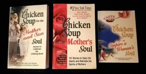 Lot of 3 "Chicken Soup For The Soul Books" (Mothers, Mother's & Son's, Taste of) - Picture 1 of 7
