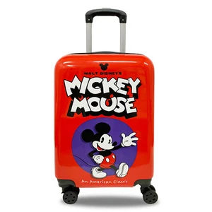 Valigia Trolley per bambino Disney Mickey Mouse bagaglio a mano spinner 4818 - Foto 1 di 4