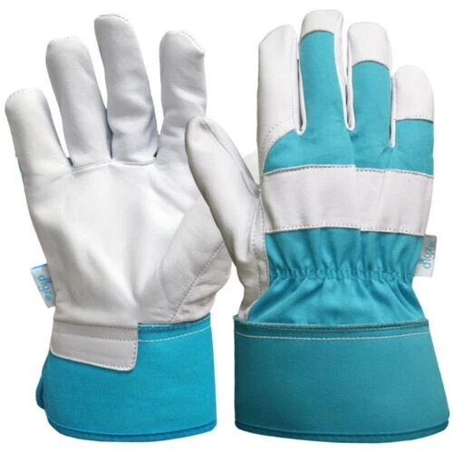 DIGZ GOATSKIN LEATHER GLOVES WITH SAFTEY CUFF DURABLE SOFT FREE SHIPPING - Image 1 of 1