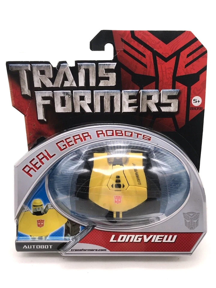 Hasbro Transformers Real Gear Robots LongView Autobot 2007 Sealed New MISB - Image 1 of 4