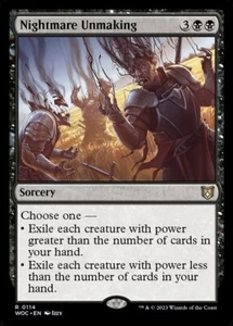 4x Nightmare Unmaking - Neuwertig - Wilds of Eldraine Commander - SPATZMAGIE - Bild 1 von 1