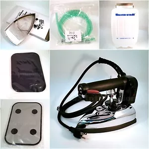 Hierro de vapor de aluminio industrial Eunsung ES-85AF con zapato de teflón y Demin a la venta - Imagen 1 de 6