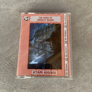 Cassette The Curse of Crowley Manor Atari 400/800 BK1 - Imagen 1 de 4