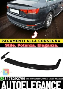 Difusor Trasero ABS Negro Brillante para Audi A4 B9 Sedán (2016 – en Adelante - Imagen 1 de 5