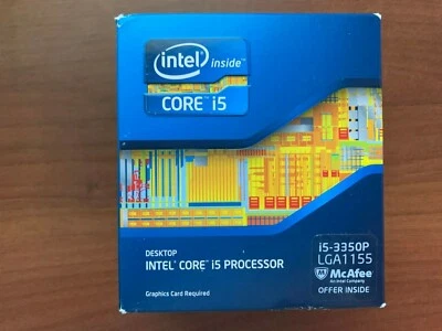 NEW Intel Core i5 3350P SR0WS, LGA 1155,  3.1 GHz Quad-Core - Image 1 of 3