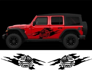  COMPATIBLE WITH JEEP WRANGLER. Gladiator  SIDE GRAPHICS Star VINYL  Decals  - Picture 1 of 1