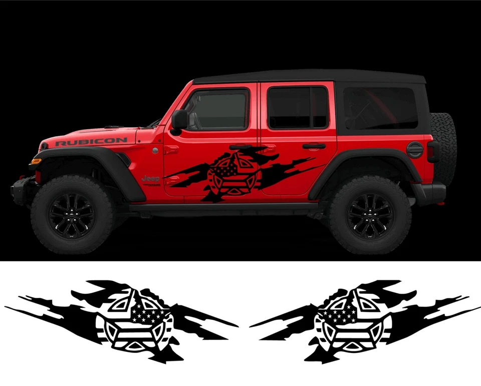  COMPATIBLE CON JEEP WRANGLER. Calcomanías de vinilo estrella Gladiator SIDE GRAPHICS  Foto 1 de 1
