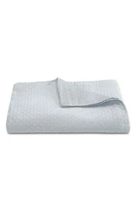 Matouk M087 Nadia 500 Thread Count Egyptian Cotton Full / Queen Coverlet  - Picture 1 of 5