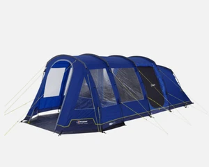 Berghaus leicht aufstellbares Adhara 700 Zelt bei Einbruch der Dunkelheit mit eingenähter Bodenplane NEU - Bild 1 von 9