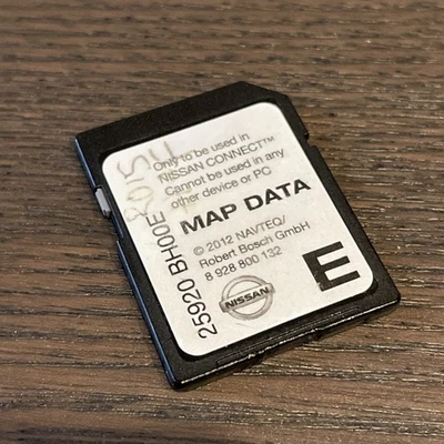 Fits Nissan Connect E NAVTEQ MAP DATA Satelite Navigation SD Card 25920BH00E - Image 1 of 4