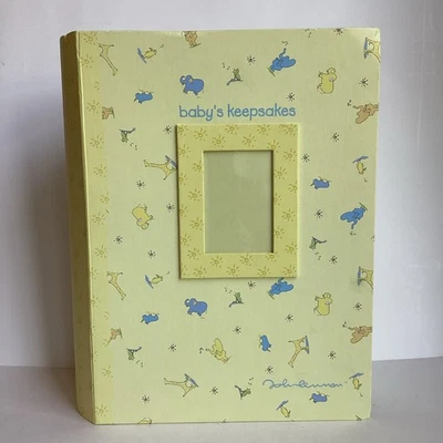 Carters Baby’s Keepsakes Memories caixa de amor real livro animal John Lennon Gibson - Imagem 1 de 4