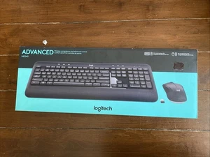 Logitech MK540 Advanced Keyboard Mouse Set Black Unopened Box - Picture 1 of 8