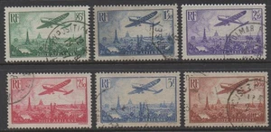 POSTE AERIENNE/ 1936 # 8 A 13 OBLITERES / COTE 55.00 EUROS - PETIT PRIX - Bild 1 von 1