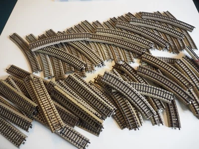 Märklin H0 Bundle Tracks, Straight, Curved, Over 60 Pieces - Image 1 of 4