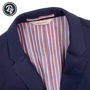 Mens 40 R Brooks Brothers " Red Fleece " Navy Gold Button Hopsck Knit Blazer - Picture 1 of 13