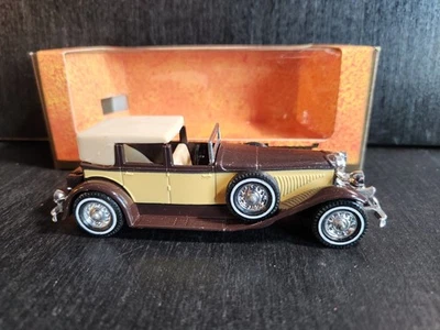 MATCHBOX MODELS OF YESTERYEAR Y-4 1930 MODEL J DUESENBERG BROWN & TAN 1975 NIB - Image 1 of 4