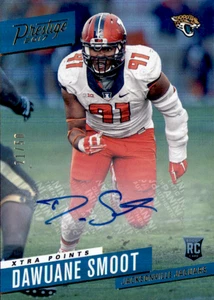 2017 Panini Prestige Football Dawuane Smoot  Blue Xtra Points RC Auto #285 #d/50 - Picture 1 of 2