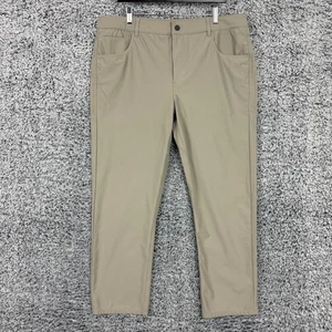 Pantalones Johnnie-O Para Hombre 38x30 Caqui Preparación Rendimiento Golf Elastizados Informales - Imagen 1 de 17