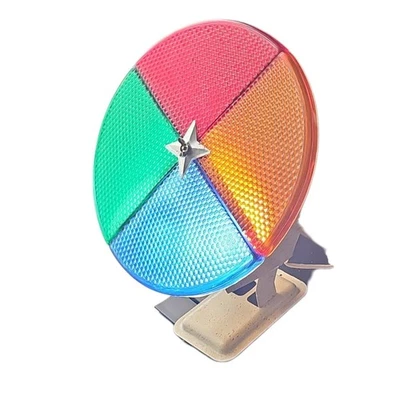 Vintage Penetray Motorized Color Wheel Aluminum Christmas Tree Light - Image 1 of 4