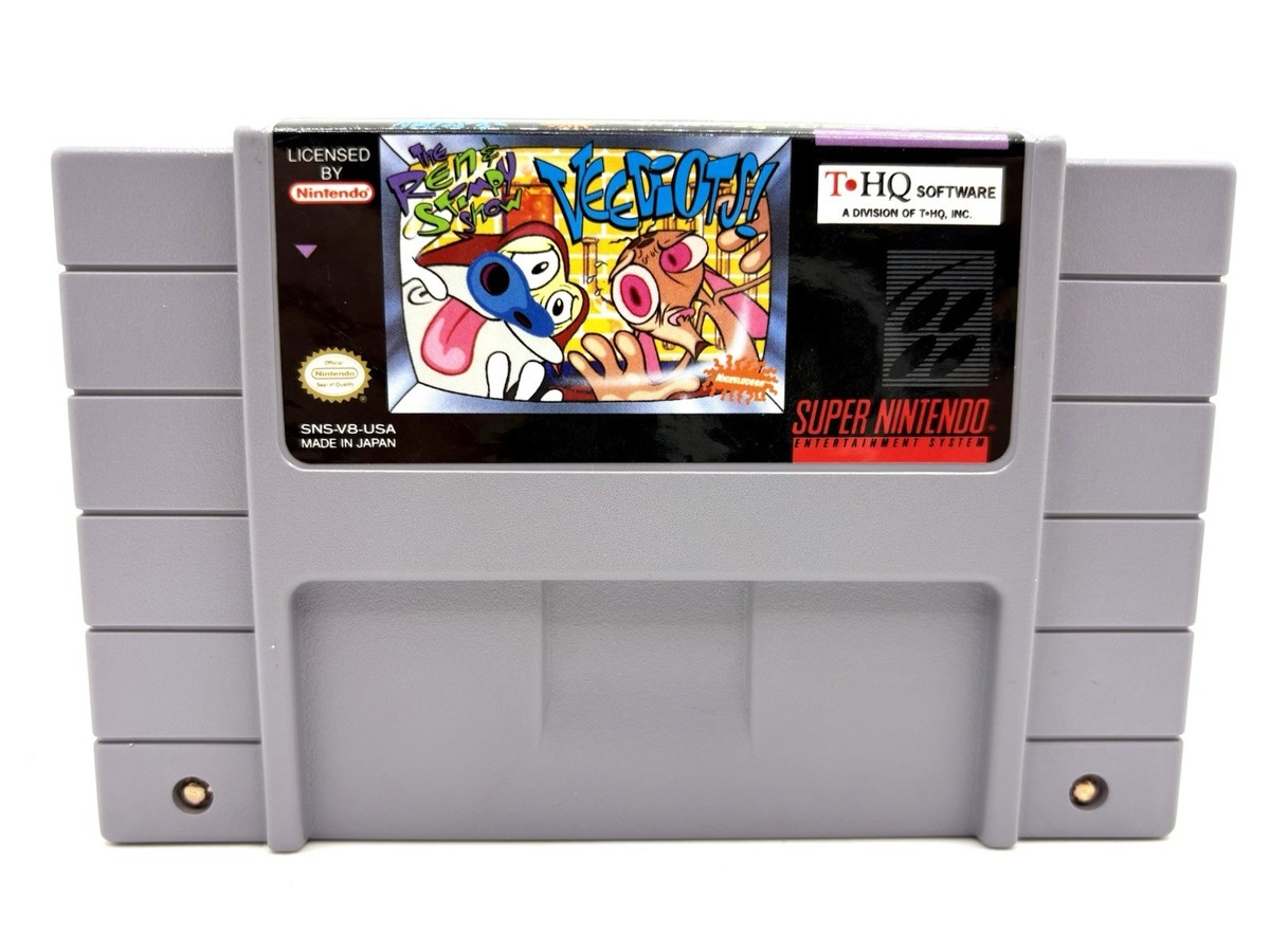 Nintendo SNES Ren & Stimpy Show: Veediots! Video Games for Nintendo SNES Ren & Stimpy Show: Veediots! Video Games for