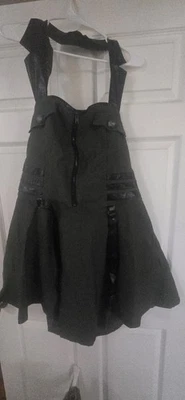 KILLSTAR PSY-OPS Dress Size XL Faux Leather Trim HALLOWEEN COSTUME, COSPLAY NWT - Image 1 of 3