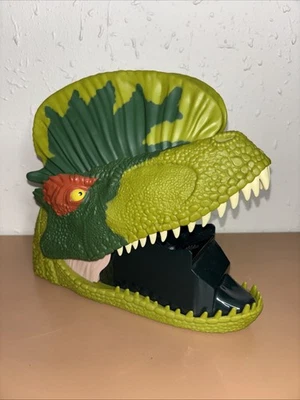 UNO Attack Jurassic World Dinosaur Head Card Launcher Dilophodaurus 2017 (K4) - Image 1 of 3