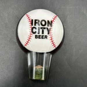 Vintage Iron City Beer Tap Baseball Handle Marker Knob - Picture 1 of 5