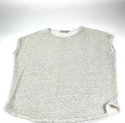 Para mujer Robert Rodriguez manga corta mezcla de lino liso cuello redondo talla XS Foto 1 de 4